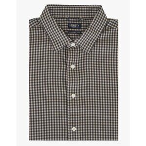 Faherty Brand Movement™ Charcoal Tan Gingham Shirt L